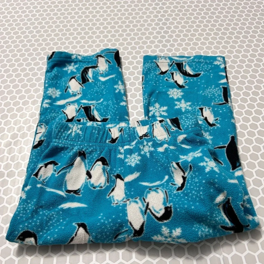 Jammies for your Families Adorable Penguin Print Kids Pajama Set - Blue